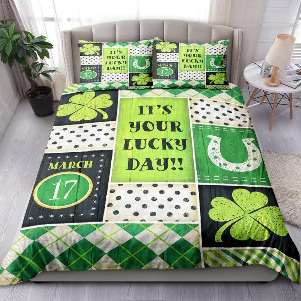 ST. Patrick's Day It's Your Lucky Day Duvet Cover Bedroom Sets Comfortable Bedding Sets
