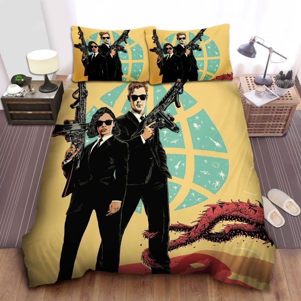 Agent H And Molly Saved The World Duvet Cover Bedroom Sets Comfortable Bedding Sets