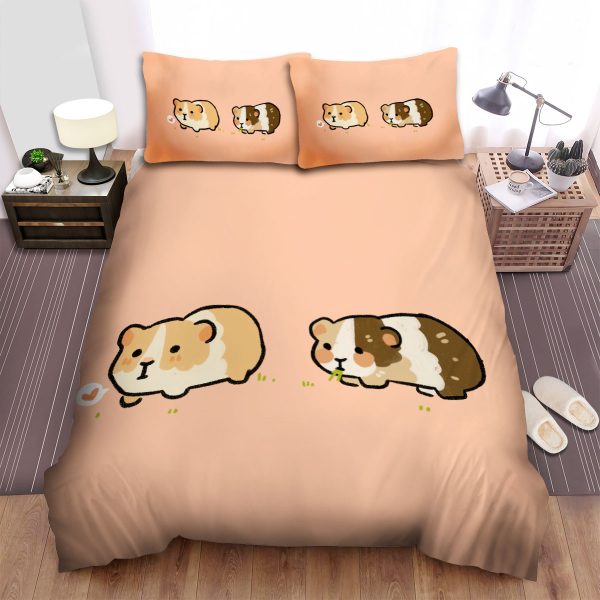 The Guinea Pig Couple Duvet Cover Bedroom Sets Comfortable Bedding Sets