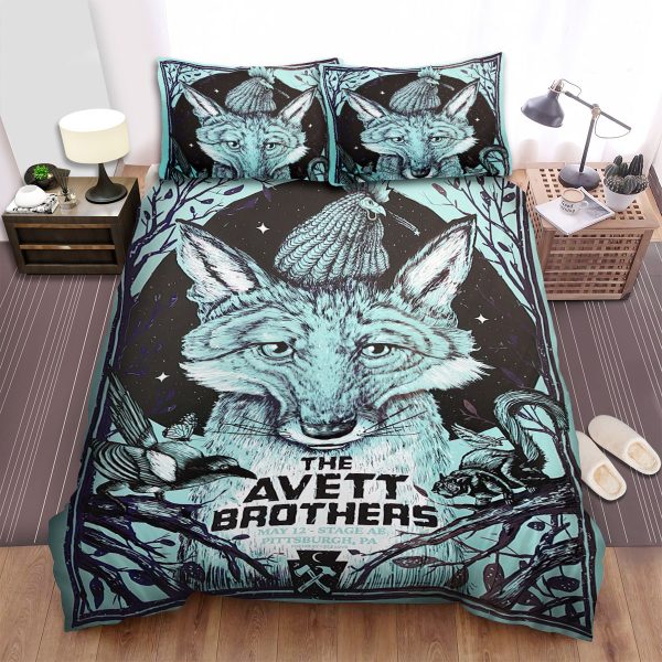 The Avett Brothers Pittsburgh Pa Concert Poster Art Duvet Cover Bedroom Sets Comfortable Bedding Sets
