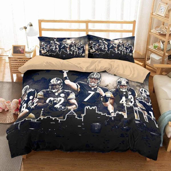 Pittsburgh Steelers 3D Bedding Set 1 - Includes Duvet Cover