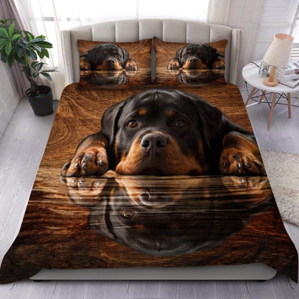 Rottweiler Dog Duvet Cover Bedroom Sets Comfortable Bedding Sets