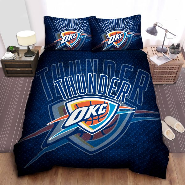 Oklahoma City Thunder Sports Bedding Sets: Duvet Cover, Bed Sheet Spread