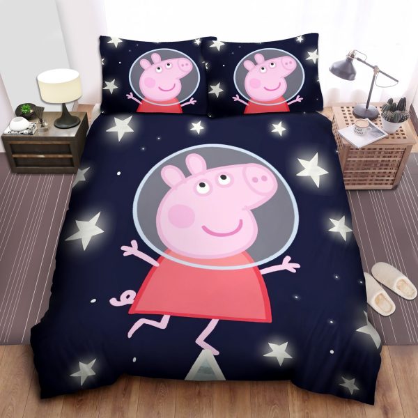 Peppa Pig Among The Stars Duvet Cover Bedroom Sets Comfortable Bedding Sets