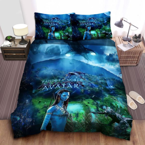 Neytiri Avatar Bedding Sets: Pandora World Duvet Cover, Sheets & Comforter Spread