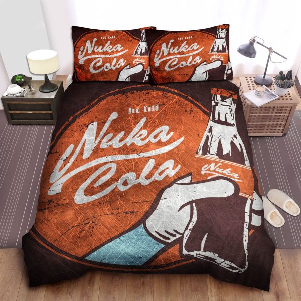 Fallout Ice Cold Nuka: Comforter, Duvet Cover, Bed Sheets Bedding Set