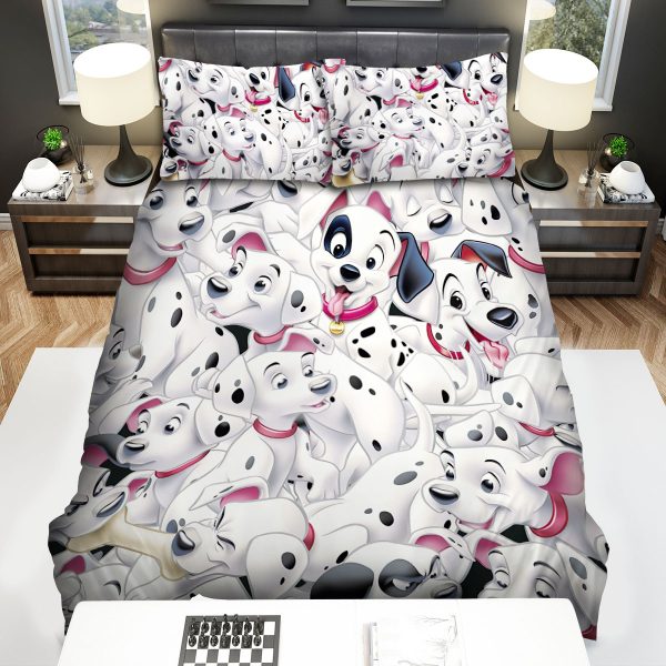 101 Dalmatians Movie Pattern Duvet Cover Bedroom Sets Comfortable Bedding Sets