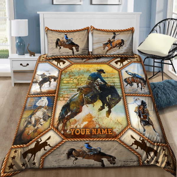 Personalized Horse Riding Duvet Cover Bedroom Sets Comfortable Bedding Sets