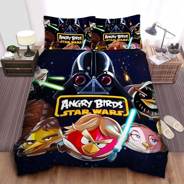 Angry Birds & Star Wars Themed Duvet Cover, Comforter, Bed Sheets Sets