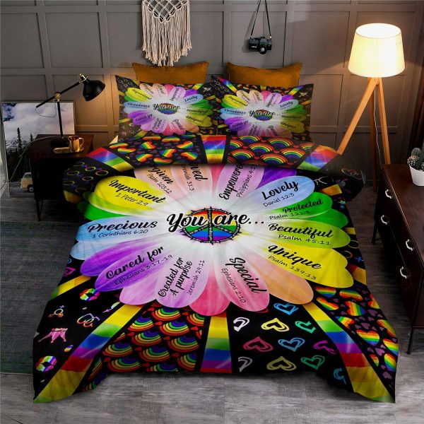Lgbtq Flag Love Wins Rainbow Pride Duvet Cover Bedroom Sets Comfortable Bedding Sets
