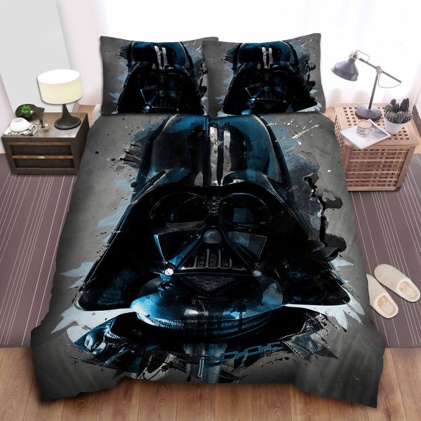 Star Wars Darth Vader Watercolor Artwork: Comforter, Duvet Cover, Bed Sheets Bedding Set