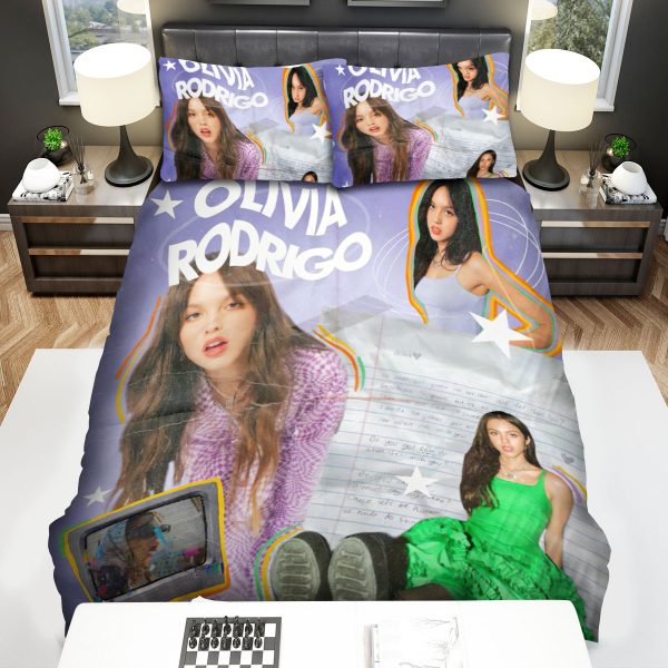 Olivia Rodrigo's Vibrant Bedding Sets: Duvet Cover, Comforter, Bed Sheets