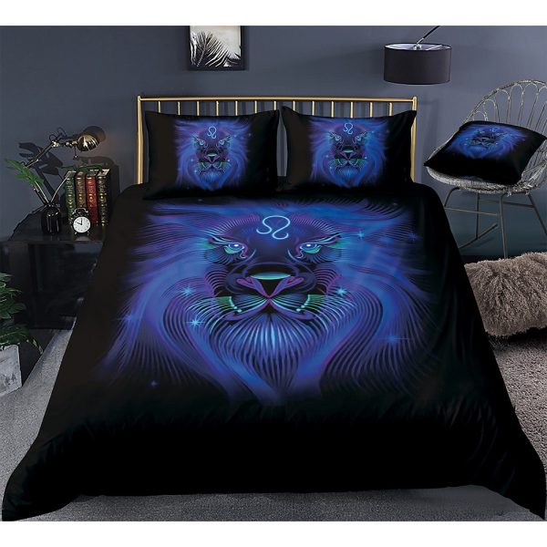 Leo Zodiac Duvet Cover Bedroom Sets Comfortable Bedding Sets