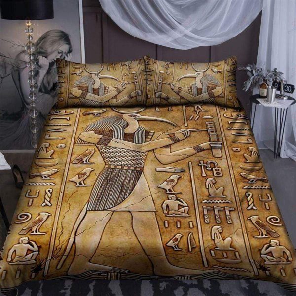 Thoth God Egyptian Duvet Cover Bedroom Sets Comfortable Bedding Sets
