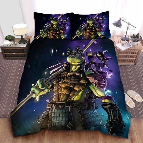 Teenage Mutant Ninja Turtles Donatello With Fully Equipped Gears Duvet Cover Bedroom Sets Comfortable Bedding Sets