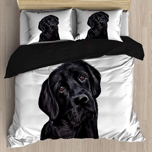 A Black Labrador Retriever Duvet Cover Bedroom Sets Comfortable Bedding Sets