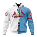 St. Louis Cardinals Personalized Mix Jersey Hoodie