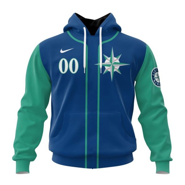 Seattle Mariners Personalized Alternate Design Concept Hoodie