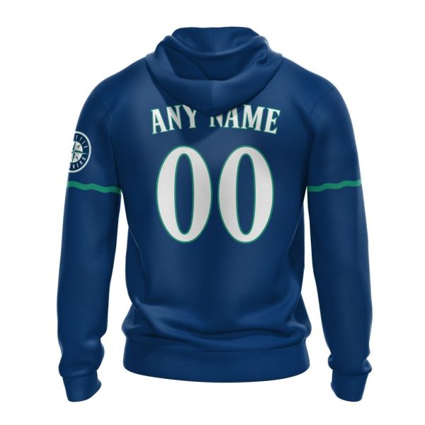 Seattle Mariners Personalized Alternate Design Concept Hoodie - Image 2