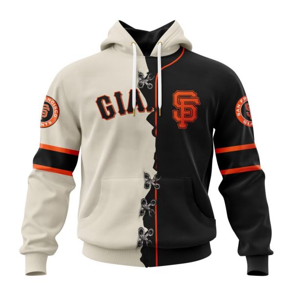 San Francisco Giants Personalized Mix Jersey Hoodie