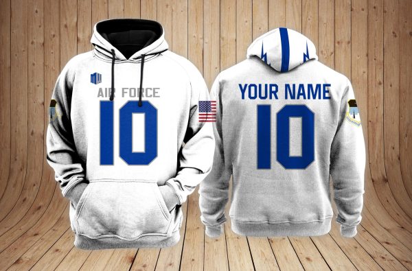 Air Force Falcons Football NCAA Custom 3D Hoodie PT24016