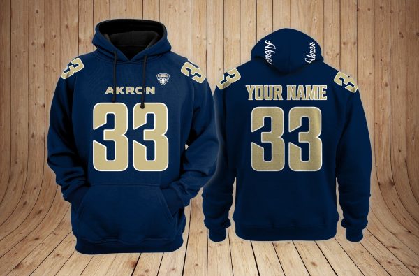 Akron Zips football Hoodie NCAA Sweatshirt, Hoodie, Zipped Hoodie