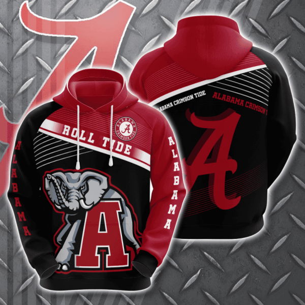 Alabama Crimson Tide Hoodie  Zip Hoodie Style 2928