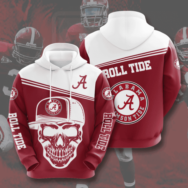 Alabama Crimson Tide Hoodie  Zip Hoodie Style 2931