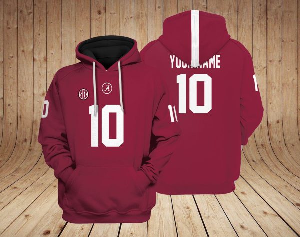 Alabama Crimson Tide NCAA Custom 3D Hoodie PT24060
