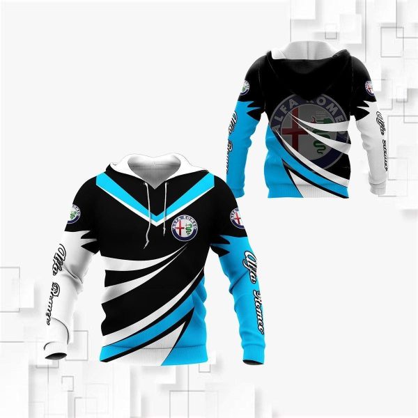 Alfa Romeo Shirt Fan Gift 21, Style Unisex 3d Hoodie Zip Hoodie