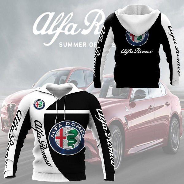 Alfa Romeo Shirt Fan Gift 190, Style Unisex 3d Hoodie Zip Hoodie