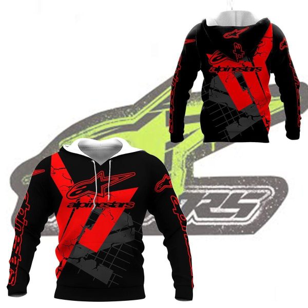 Alpinestars Shirt Fan Gift 197, Style Unisex 3d Hoodie Zip Hoodie