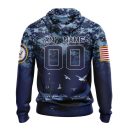 Washington Commanders Navy Camo V1 NFL Football Team Hoodie