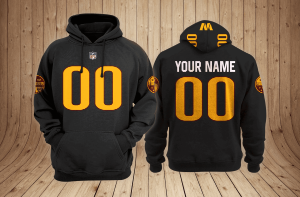 Washington Commanders NFL Team 3D Hoodie - Image 3