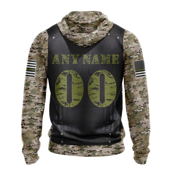 Washington Commanders Punisher Amor NFL Football Team Hoodie - Image 2