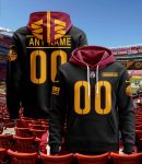 Washington Commanders Personalized Name And Number NFL 3D Hoodie Style 39