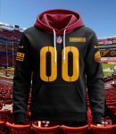 Washington Commanders Personalized Name And Number NFL 3D Hoodie Style 39