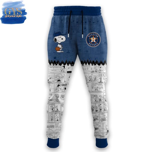 Houston Astros Peanuts And Snoopy Special Edition Hoodie - Image 2