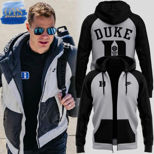 Duke Men's Basketball Jon Scheyer Special New Zip Hoodie
