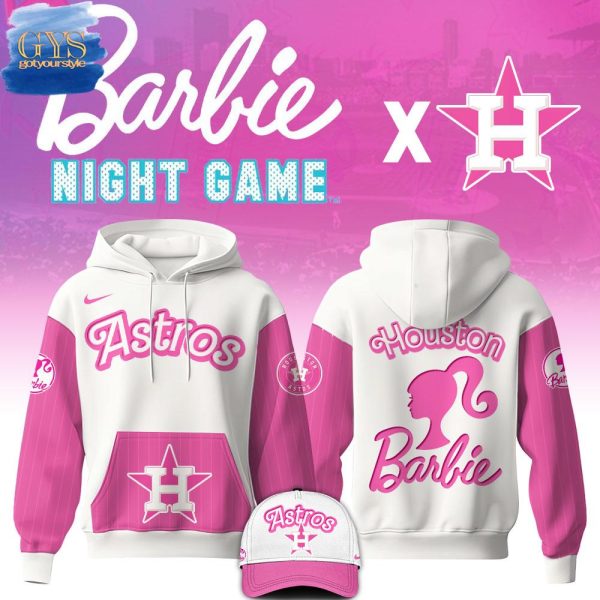 Houston Astros MLB x Barbie Night Game Limited Edition Hoodie