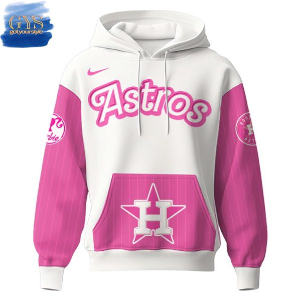 Houston Astros MLB x Barbie Night Game Limited Edition Hoodie - Image 2