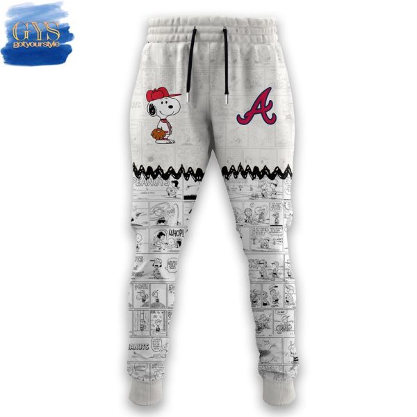Atlanta Braves Peanuts Night Special Edition Hoodie - Image 2