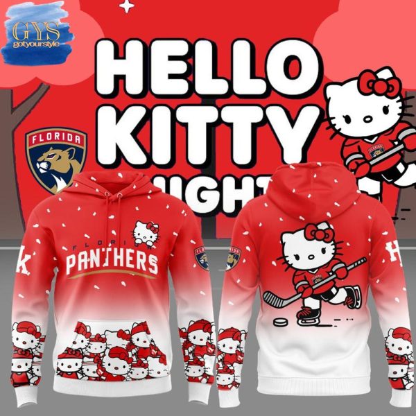 Florida Panthers Hello Kitty 2025 Limited Edition Hoodie
