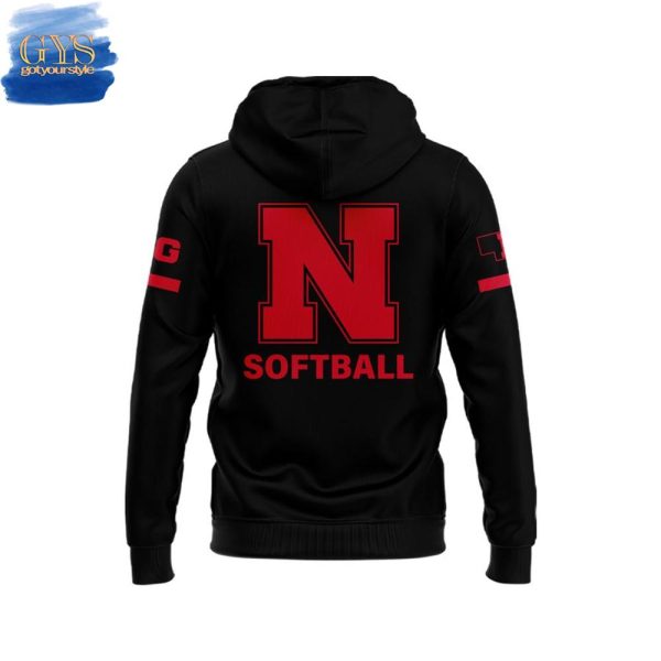 Coach Rhonda Revelle Nebraska Cornhuskers Softball Zip Hoodie - Image 3