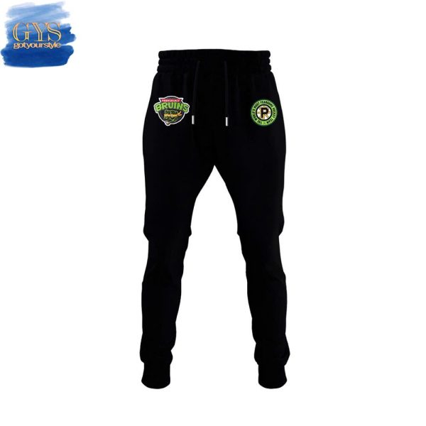 Providence Bruins TMNT Black Half Zip Hoodie - Image 2
