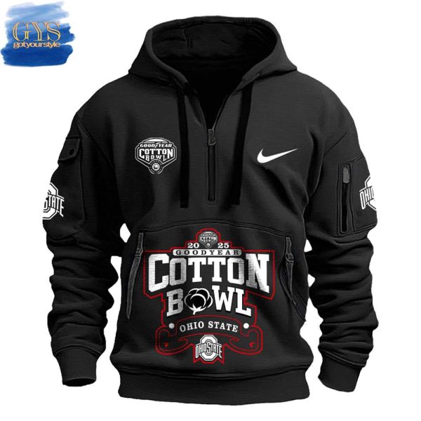 Ohio State Cotton Bowl Champions Limited Edition Half Zip Hoodie - Image 2