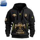 Iowa Hawkeyes NCAA Music City Bowl Champions Limited Edition Half Zip Hoodie