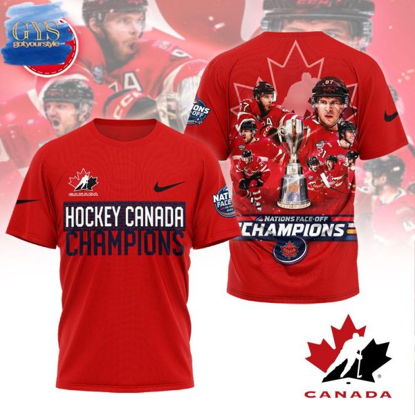 Hockey Canada Champions 4 Nations Face Off Red Shirt