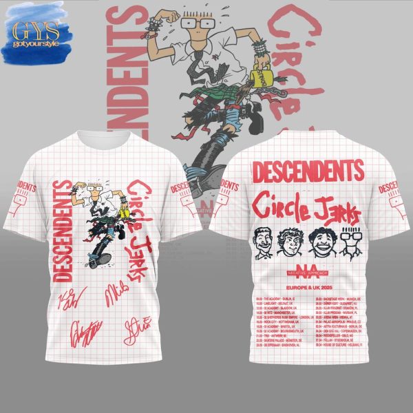 Descendents Circle Jerks 2025 Tour Shirt