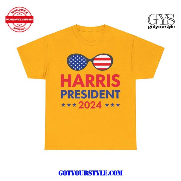 Cool Harris President 2024 T-Shirt - Image 5